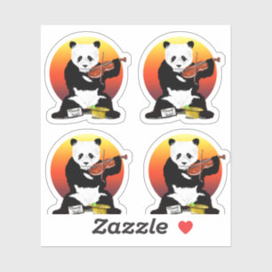 Panda Violagainst Sticker