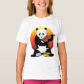 PANDA VIOLIN PLAYER T-SHIRT (Voorkant)