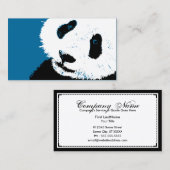 panda. visitekaartje (Voorkant / Achterkant)