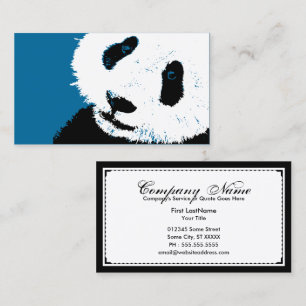 panda. visitekaartje