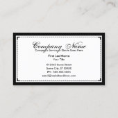 panda. visitekaartje (Achterkant)