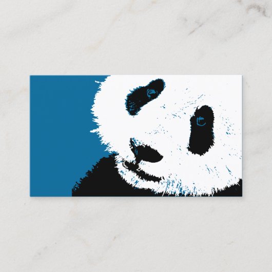 panda. visitekaartje (Voorkant)