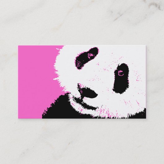 panda. visitekaartje (Voorkant)