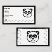 Panda Visitekaartjes (Voorkant / Achterkant)