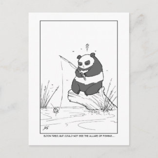 Panda Vissen Panda Briefkaart