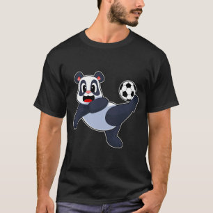 Panda Voetbalspeler Voetbalsport T-shirt
