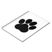Panda voeten ontwerp notitieboek (Linkerzijde)