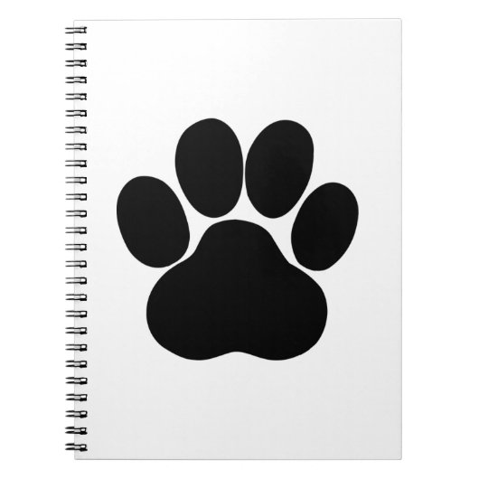 Panda voeten ontwerp notitieboek (Voorkant)