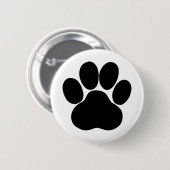 Panda voeten ontwerp ronde button 5,7 cm (Voorkant /achterkant)
