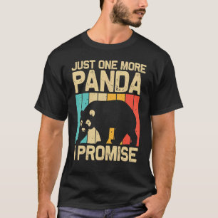 Panda voor mannen Beer dierentuin T-shirt