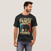 Panda voor mannen Beer dierentuin T-shirt (Voorkant volledig)