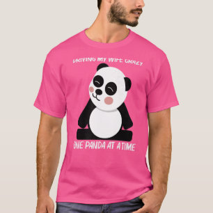 Panda voor Mannen Papa Black White Beer Cub 1 T-shirt