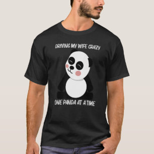 Panda voor Mannen Papa Black White Beer Cub 1 T-shirt