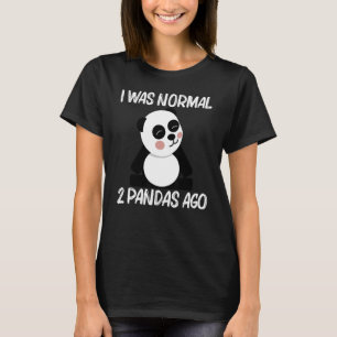 Panda voor mannen vrouwen Zwart Witte Beer Welp T-shirt
