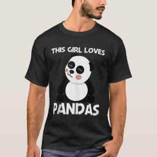 Panda voor Moeder Zwart Wit Beer welp T-shirt