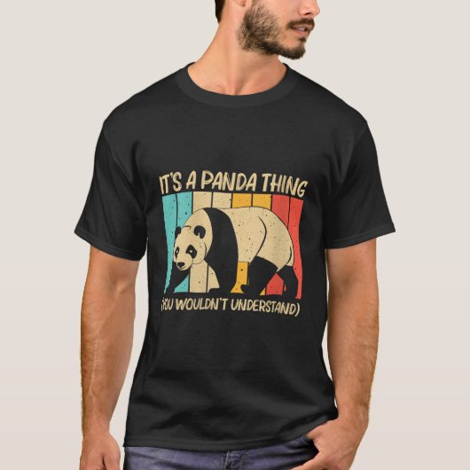 Panda voor Panda Beer Dier T-shirt (Voorkant)
