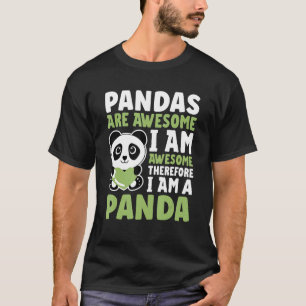 Panda voor vrouwen klagen over panda jongens meisj t-shirt