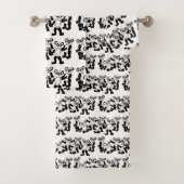 panda vrienden handdoekje bad handdoek (Insitu)