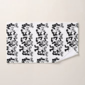 panda vrienden handdoekje bad handdoek (Handdoek)