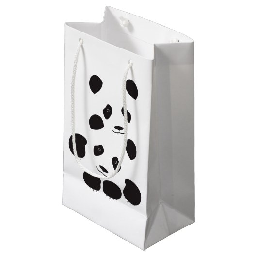 Panda Vriendschap Klein Cadeauzakje (Voorkant Gekanteld)