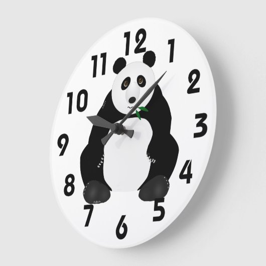 Panda Wall klok (Hoek)