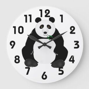Panda Wall klok