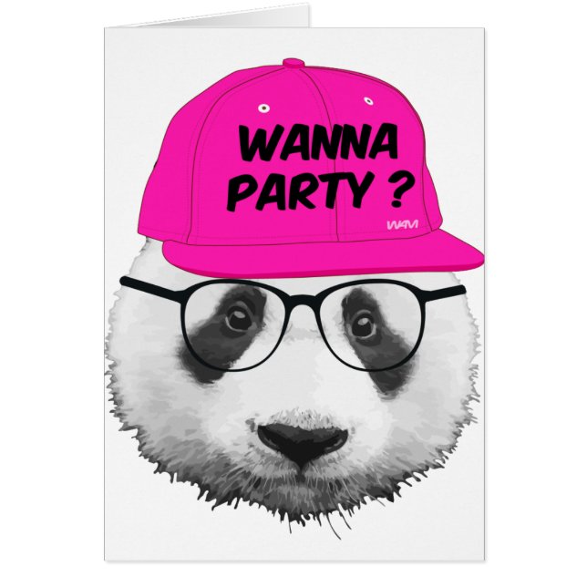 PANDA WANNA PARTY? (Voorkant)