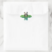 panda,warm,genezend,langzaam,innerlijke vrede #07 ronde sticker (Tas)