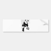 Panda Watch Bumpersticker (Voorkant)
