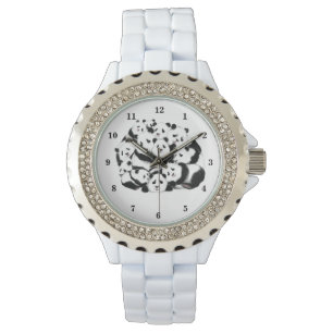 Panda Watch Gift Happy Family - Hug Horloge