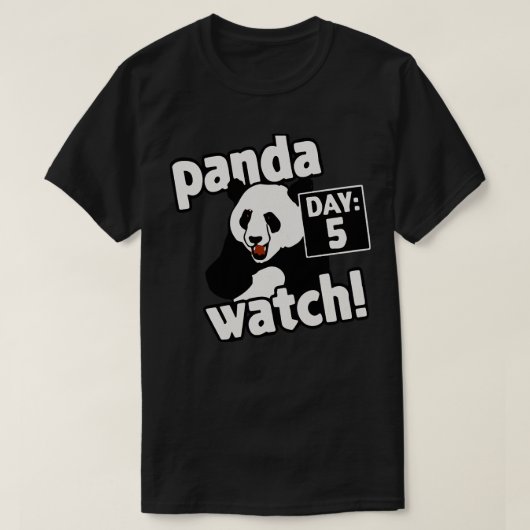 Panda Watch T-shirt (Design voorkant)