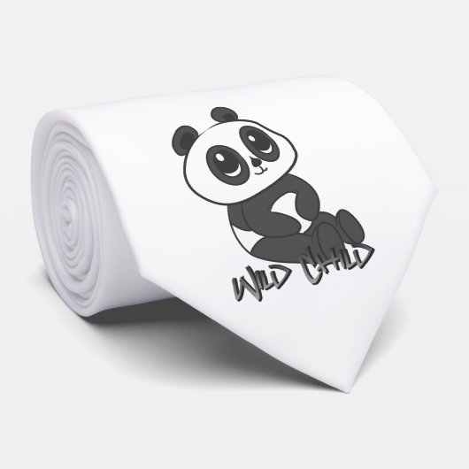 Panda WC Stropdas (Opgerold)