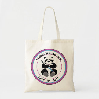 Panda webbywanda.com Logo Canvas tas