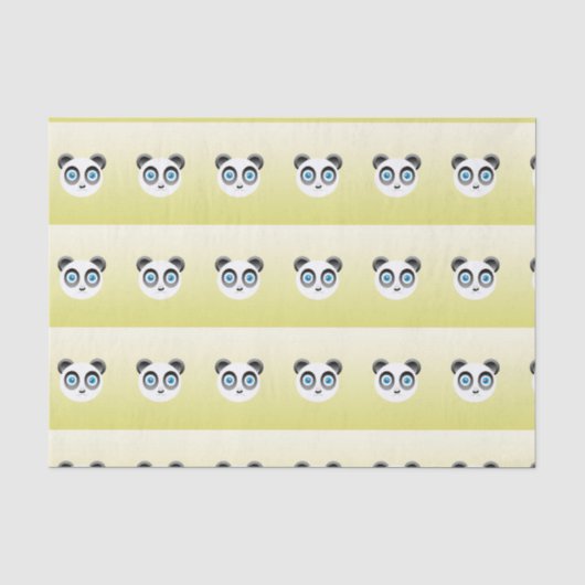 Panda-weefselpapier Tissuepapier (Voorkant)