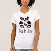 Panda wegens moederschap T-shirt juni (Voorkant)