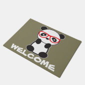 Panda Welcome Mat (Schuin)