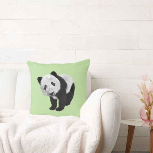 Panda Welp Groen Kussen (Bank)