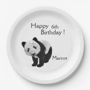 Panda Welp  Papieren Bordje