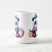 Panda Whit Ribbon Koffiemok (Center)
