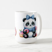 Panda Whit Ribbon Koffiemok (Voorkant rechts)
