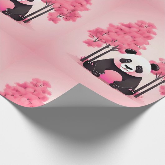 Panda Wildlife & Natuur Cadeaupapier (Hoek)