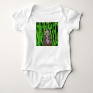 Panda (wit) - Baby Bodyoverall Romper