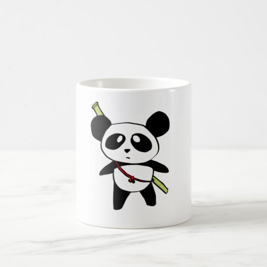 Panda with bambu stick - by MyPanda Koffiemok (Center)