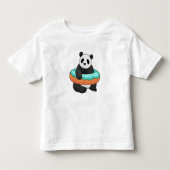 Panda with Donut Kinder Shirts (Voorkant)
