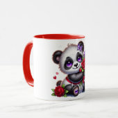 Panda with flower mug mok (Voorkant links)