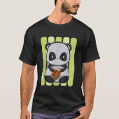 Panda With Football T-shirt (Voorkant)