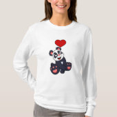 Panda with Heart T-shirt (Voorkant)