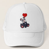 Panda with Heart Trucker Pet (Voorkant)