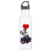 Panda with Heart Waterfles (Voorkant)
