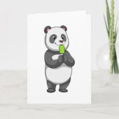 Panda with Popsicle Kaart (Voorkant)